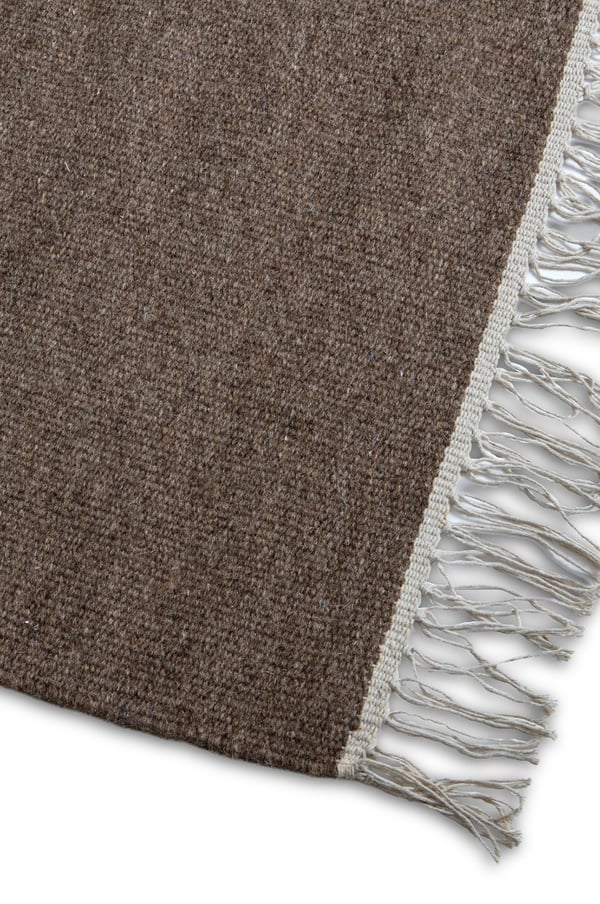 Dravik Brun 200x290 cm Ullmatta