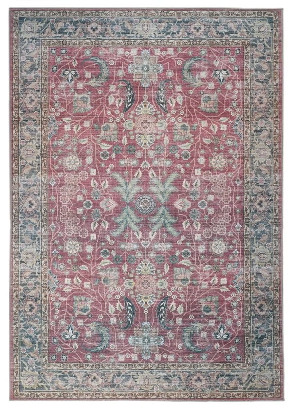 Vero Mato Rød Wilton-tæppe 200x290 cm i Polyester