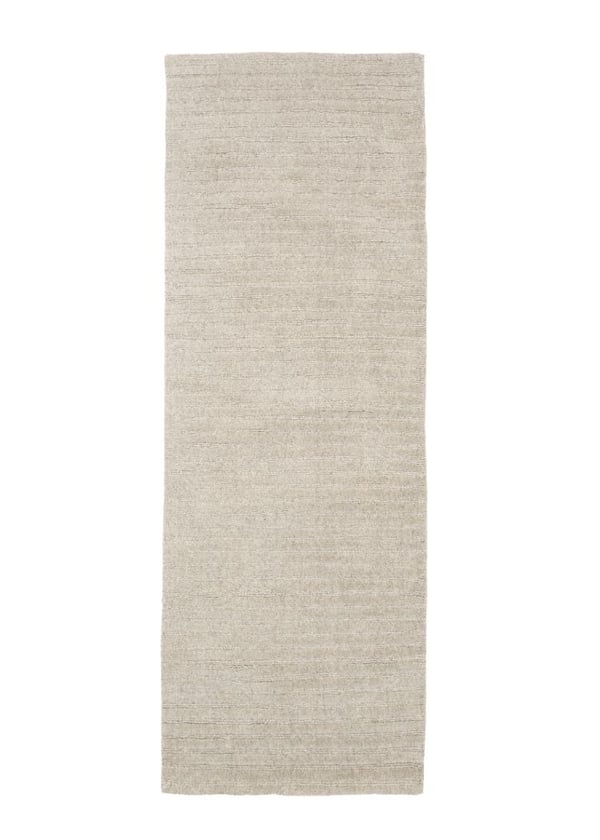 Zentura Ljusgrå 70x200 cm Ullmatta