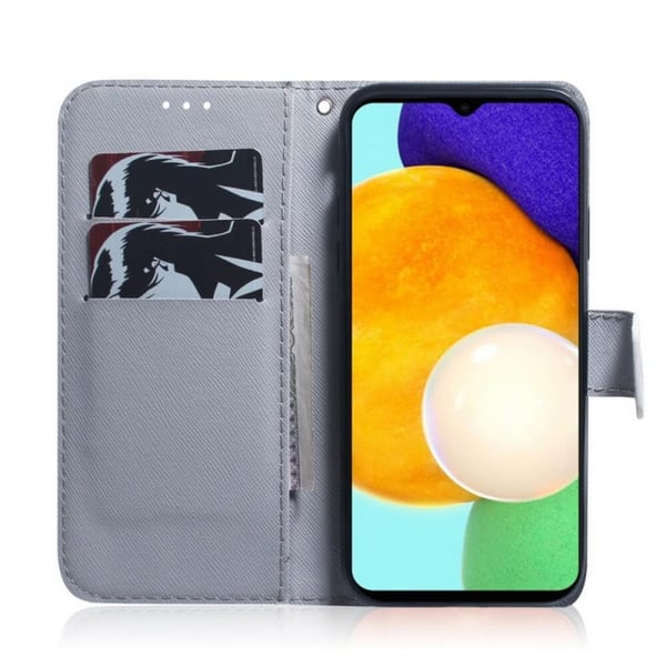 Pung Etui Samsung Galaxy A15 - Ugler I Måneskin