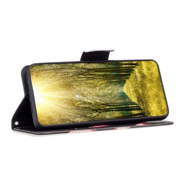 Pung Etui Samsung Galaxy A35 - Rosa Blomst
