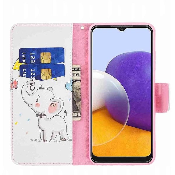 Pung Etui Samsung Galaxy A16 - Elefant med Paraply