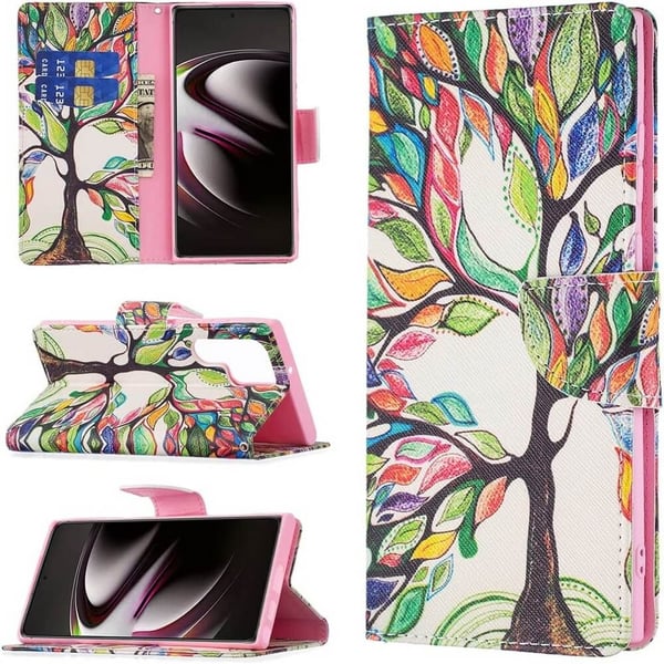 Pung Etui Samsung Galaxy S25 Ultra - Farverigt Træ