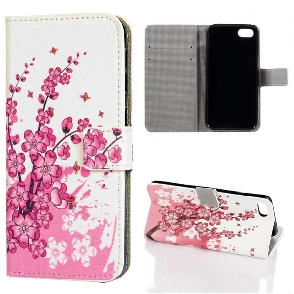 Lompakkokotelo iPhone SE (2020) - Kirsikankukat