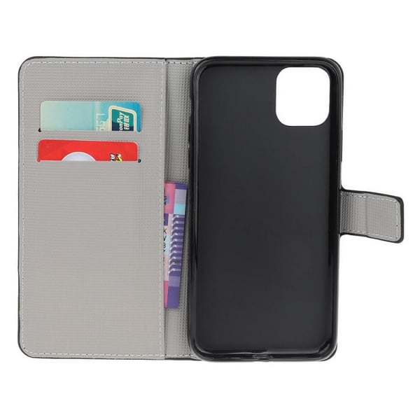 Lompakkokotelo Xiaomi Mi 11 - Musta perhosilla