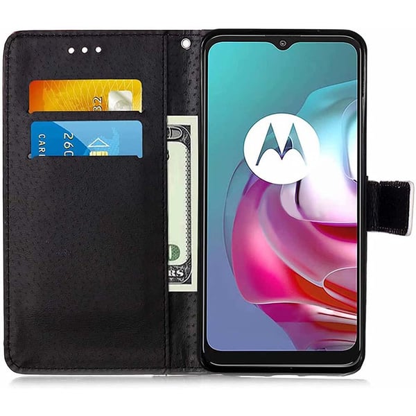 Lompakkokotelo Motorola Moto G30 – Tiikeri