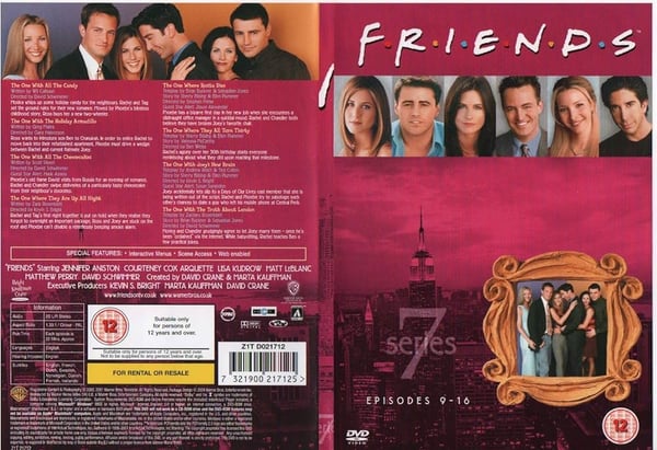 Friends Series 7 - Episodes 9-16 DVD DVD Pre-Owned Region 2