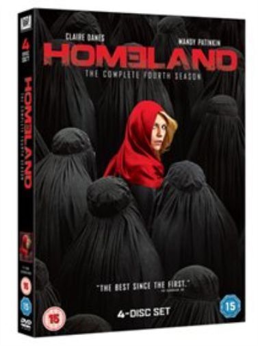 Homeland: The Complete Fourth Season DVD (2015) Claire Danes Cert 15 4 Discs Pre-Owned Region 2