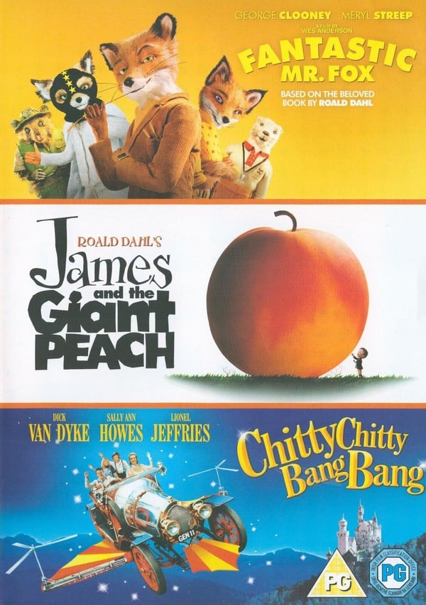 Fantastiske Hr. Ræv / James & Kæmpefersken / Chitty Chitty Bang Bang (2016) DVD