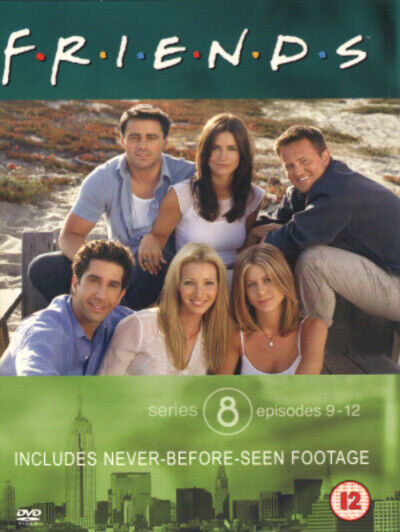 Friends: Series 8 - Episodes 9-12 DVD (2002) Jennifer Aniston, Schwimmer (DIR) Pre-Owned Region 2