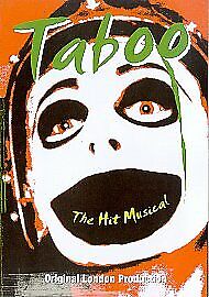 Taboo - The Musical DVD (2003) Boy George, Renshaw (DIR) Cert 15 Pre-Owned Region 2