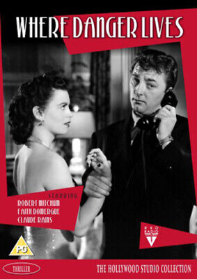 Where Danger Lives DVD (2012) Robert Mitchum, Farrow (DIR) Cert PG Pre-Owned Region 2