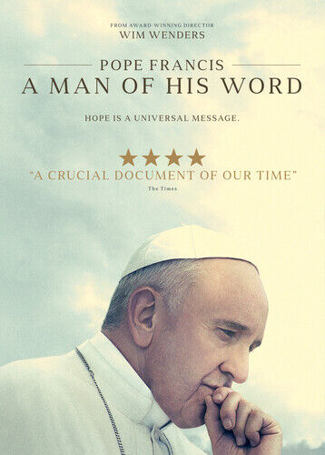 Pope Francis - A Man Of His Word DVD (2018) Wim Wenders Cert E Pre-Owned Region 2