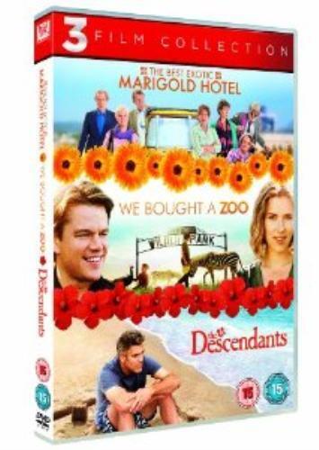 The Best Exotic Marigold Hotel/We Bought A Zoo/The Descendants DVD (2013) Bill Pre-Owned Region 2