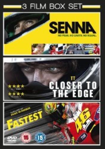 Senna/TT: Closer To The Edge/Fastest DVD (2012) Mark Neale Cert 15 3 Discs Pre-Owned Region 2