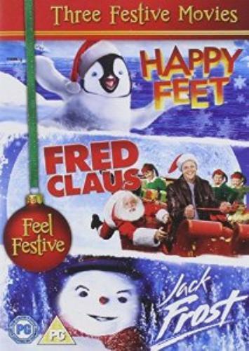 Jack Frost/Happy Feet/Fred Claus DVD (2010) Troy Miller Cert PG Pre-Owned Region 2