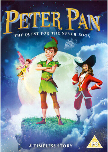 Peter Pan: The Quest For The Never Book DVD (2019) Chandrasekaran Cert PG Pre-Owned Region 2