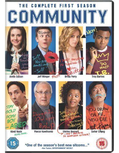 Community: The Complete First Season DVD (2011) Joel McHale Cert 15 4 Discs Pre-Owned Region 2
