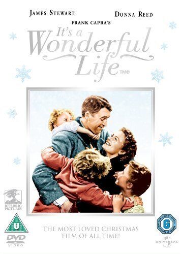 It's A Wonderful Life DVD (2012) James Stewart, Capra (DIR) Cert U 2 Discs Pre-Owned Region 2