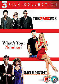 This Means War/What's Your Number/Date Night DVD (2013) Tom Hardy, McG (DIR) Pre-Owned Region 2