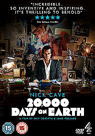 20,000 Days On Earth (DVD, 2014) med Nick Cave 20,000 Days On Earth (DVD, 2014) med Nick Cave