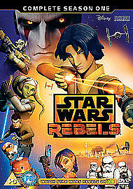 Star Wars Rebels: Complete Season 1 DVD (2015) Simon Kinberg Cert PG 3 Discs Pre-Owned Region 2