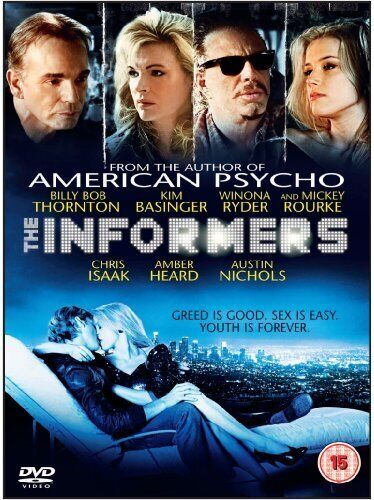 The Informers DVD (2009) Jessica Stroup, Jordan (DIR) Cert 15 Pre-Owned Region 2