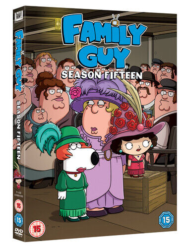 Family Guy: Season Fifteen DVD (2015) Seth MacFarlane Cert 15 3 Discs Pre-Owned Region 2