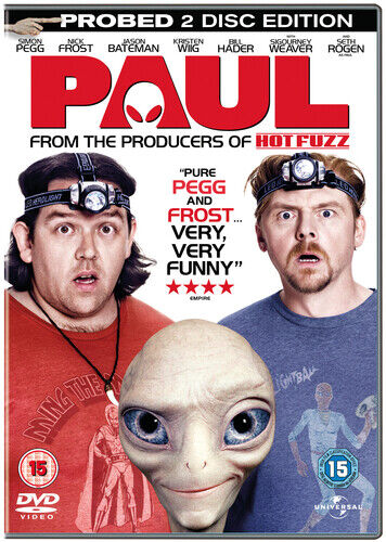 Paul DVD (2011) Simon Pegg, Mottola (DIR) Cert 15 2 Discs Pre-Owned Region 2
