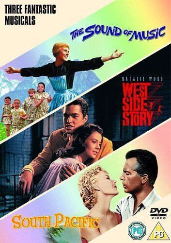 The Sound Of Music/South Pacific/West Side Story DVD (2009) Rossano Brazzi, Pre-Owned Region 2