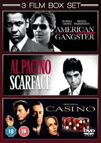 American Gangster/Scarface/Casino DVD (2009) Denzel Washington, De Palma (DIR) Pre-Owned Region 2