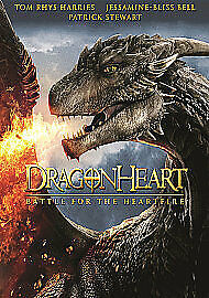 Dragonheart - Battle for the Heartfire DVD (2017) Tom Rhys Harries, Syversen Region 2 Brand New