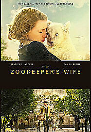 The Zookeeper's Wife DVD (2017) med Jessica Chastain