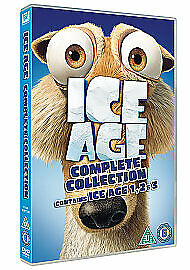 Ice Age 1-3 DVD (2009) Chris Wedge Cert U 3 Discs Pre-Owned Region 2