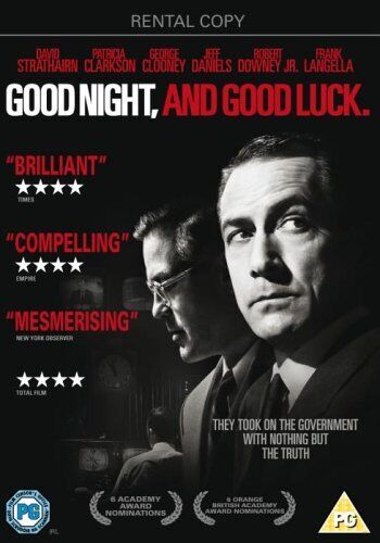 Good Night, And Good Luck DVD (2006) David Strathairn, Clooney (DIR) Cert PG Pre-Owned Region 2
