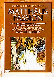 Bach: Matthaus Passion (King's College Choir) DVD (2005) Stephen Cleobury Cert Pre-Owned Region 2