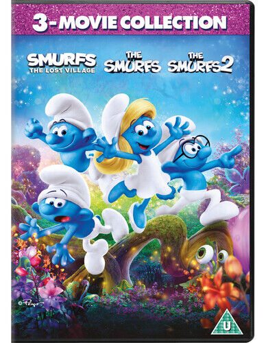 The Smurfs 1-3 DVD (2017) Neil Patrick Harris, Gosnell (DIR) Cert Tc 3 Discs Pre-Owned Region 2
