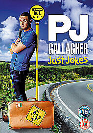 PJ Gallagher: Live On Tour - Just Jokes DVD (2009) PJ Gallagher Cert 15 Pre-Owned Region 2 PJ Gallagher: Live On Tour - Just Jokes DVD (2009) PJ Gallagher Cert 15 Pre-Owned Region 2