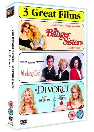 The Banger Sisters/Working Girl/Le Divorce DVD (2007) Bob Dolman Cert 15 3 Pre-Owned Region 2