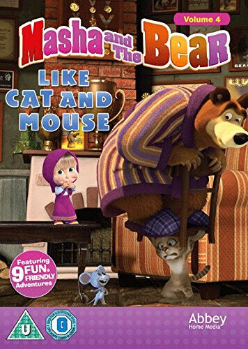 Masha And The Bear: Like Cat And Mouse DVD (2017) Oleg Kuzovkov Cert U Pre-Owned Region 2