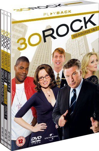 30 Rock: Seasons 1 And 2 DVD (2009) Tina Fey Cert 12 6 Discs Pre-Owned Region 2
