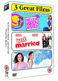 Never Been Kissed/Just Married/Where The Heart Is DVD (2007) Ashton Kutcher, Pre-Owned Region 2