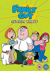 Family Guy: Season Three DVD (2013) Seth MacFarlane Cert 15 3 Discs Pre-Owned Region 2
