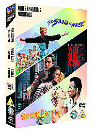 The Sound Of Music/South Pacific/West Side Story DVD (2007) Rossano Brazzi, Pre-Owned Region 2