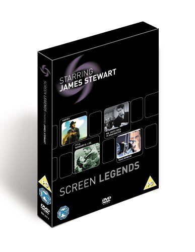 Screen Legends: James Stewart DVD (2008) Grace Kelly, Koster (DIR) Cert PG 4 Pre-Owned Region 2
