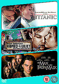 Titanic/The Man In The Iron Mask/Romeo And Juliet DVD (2009) Leonardo DiCaprio, Pre-Owned Region 2