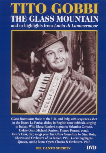 Tito Gobbi - The Glass Mountain + Lucia DVD Pre-Owned Region 2