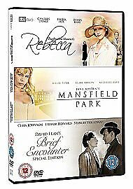 Rebecca/Mansfield Park/Brief Encounter DVD (2008) Emilia Fox, O'Brien (DIR) Pre-Owned Region 2