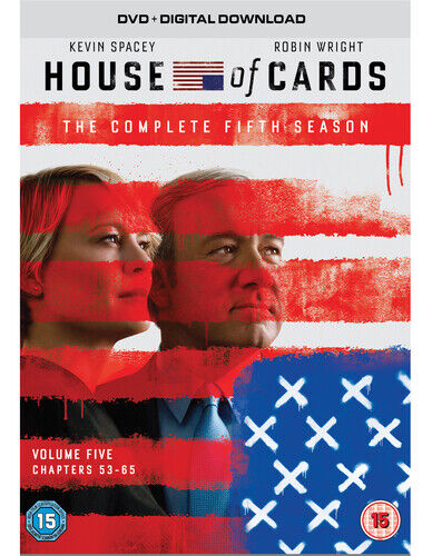 House Of Cards: The Complete Fifth Season DVD Kevin Spacey Cert 15 4 Discs Pre-Owned Region 2
