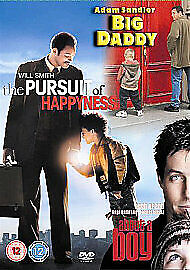 The Pursuit Of Happyness/Big Daddy/About A Boy DVD (2007) Thandie Newton, Pre-Owned Region 2